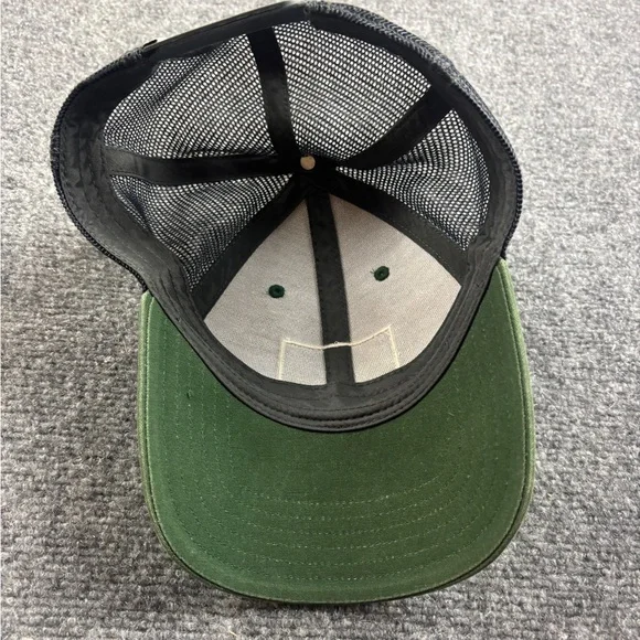 THE NORTH FACE Green/Black Trucker Hat Baseball Cap SnapBack One Size Fits Most - Picture 5 of 6